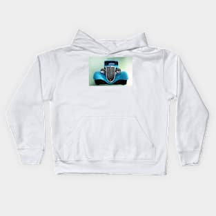 1934 Blue Ford Coupe Kids Hoodie